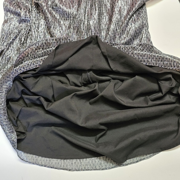 Banana Republic cocktail Metallic silver  dress size 4 - Picture 7 of 8
